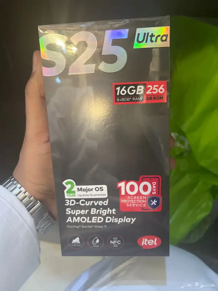 هاتف من شركة itel شبيه S25 الترا 256 قيقا رام 16 0