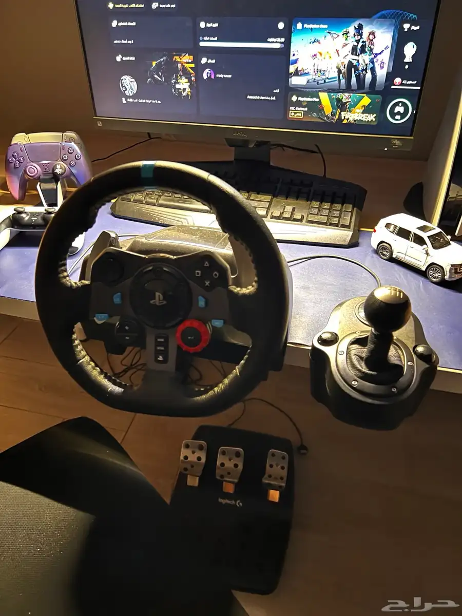 دركسون لوجيتك G29 يشتغل على سوني 4 و5 و pc 0