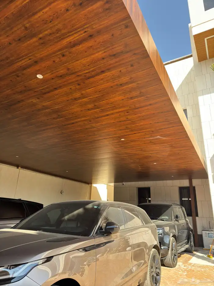 مظلات بديل خشب   سواتر حديد 17