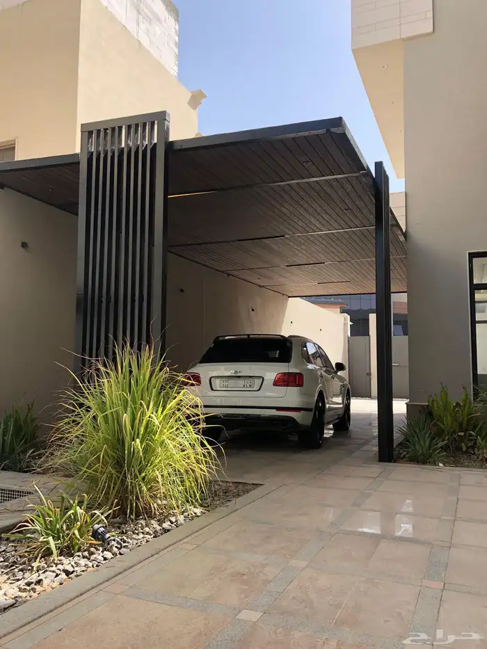 مظلات بديل خشب   سواتر حديد 4