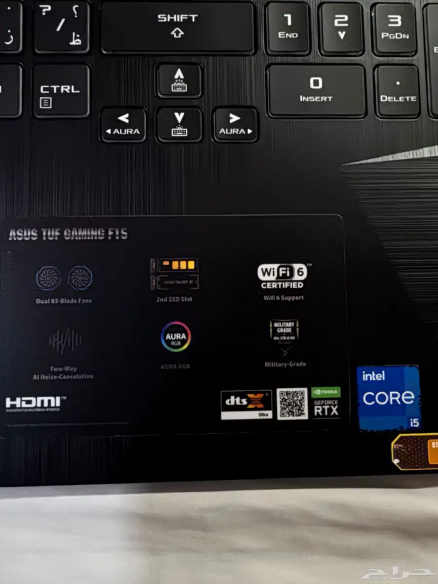 (تابي ) Asus tuf gaming f15 لابتوب قيمنق 3