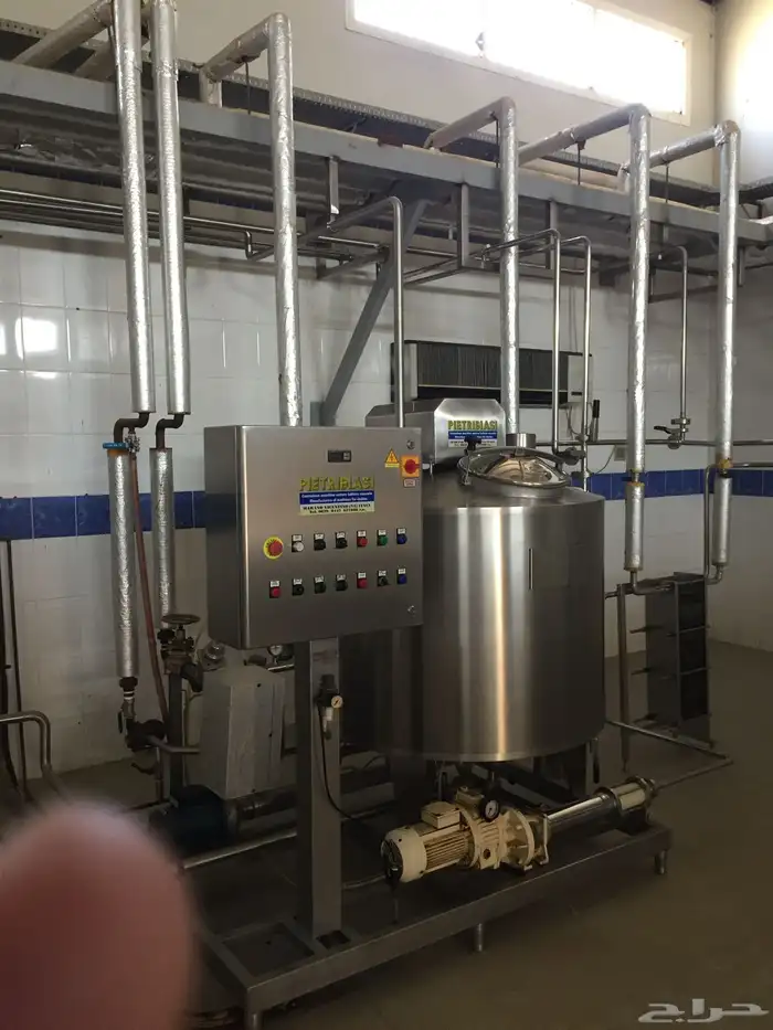 خط انتاج ألبان وأجبان إيطالي مميز بحالة الوكالة 7