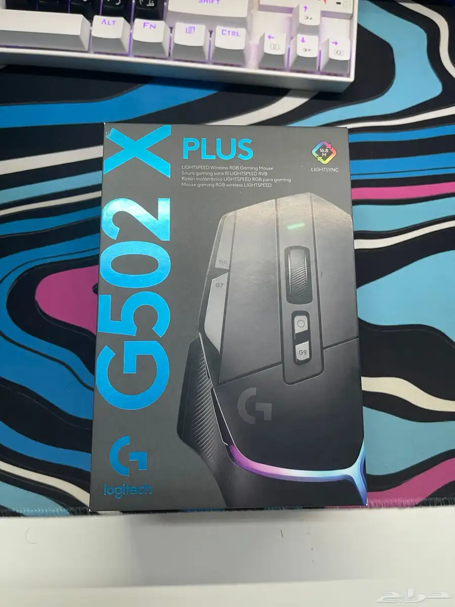 ماوس logitech G502 X PLUS جديد Wireless 0