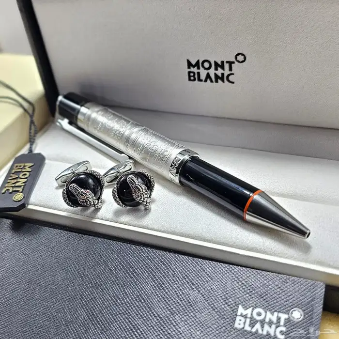 قلم وكبك مونت بلانك 1