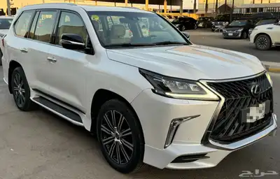 لكزس 2019 LX570 ابيض داخل بيج سعودي 4