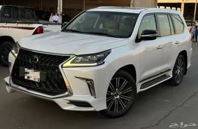 لكزس 2019 LX570 ابيض داخل بيج سعودي 1