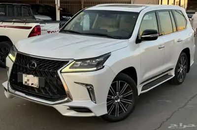 لكزس 2019 LX570 ابيض داخل بيج سعودي 0