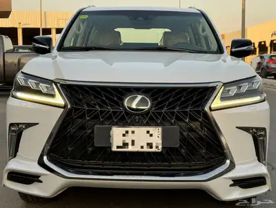 لكزس 2019 LX570 ابيض داخل بيج سعودي 2