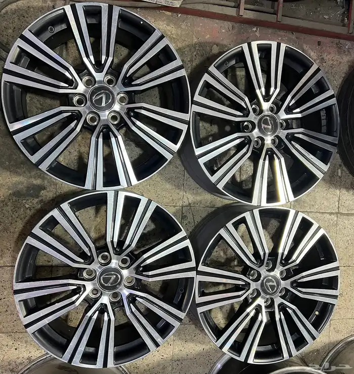 جنوط جيب لكزس LX600 مقاس 22 اصلي وكالة موديل 2024 7