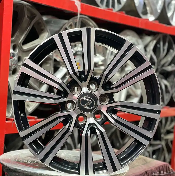 جنوط جيب لكزس LX600 مقاس 22 اصلي وكالة موديل 2024 2