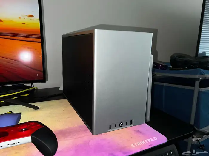 اصغر واقوى بي سي قيمنق وايدتنق ف حراج RTX5090 ITX PC 9800X3D 2