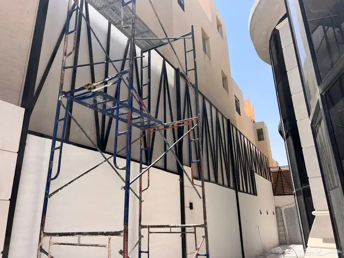 مظلات بديل خشب   سواتر حديد 15