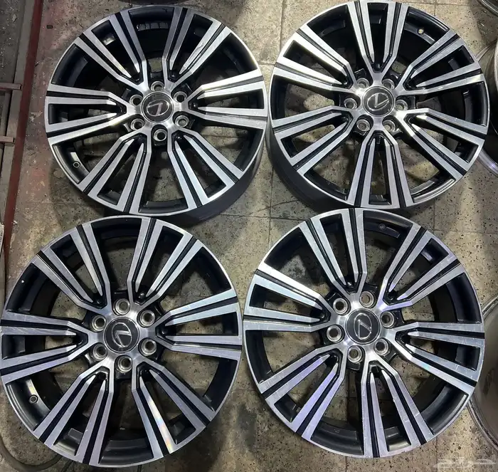 جنوط جيب لكزس LX600 مقاس 22 اصلي وكالة موديل 2024 8