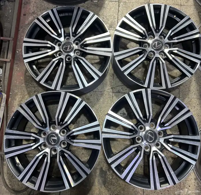 جنوط جيب لكزس LX600 مقاس 22 اصلي وكالة موديل 2024 9