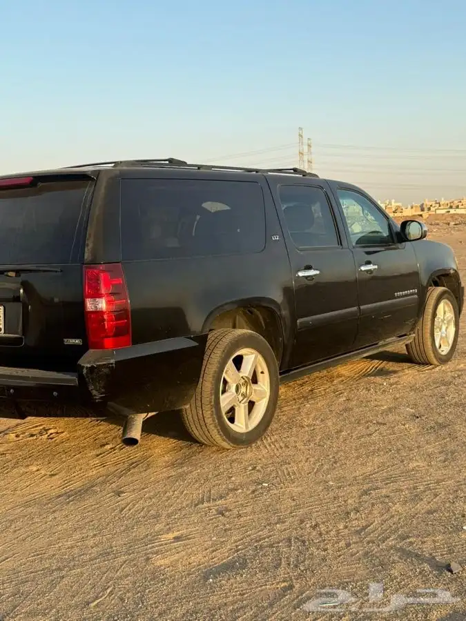 شيفرولية سوبربان LTZ 2007 اسود فل كامل 6
