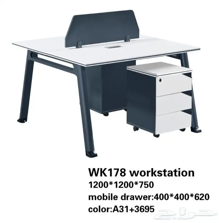 workstations وحدة عمل رباعي و ورك ستيشن بارتيشن رباعية جديد 3