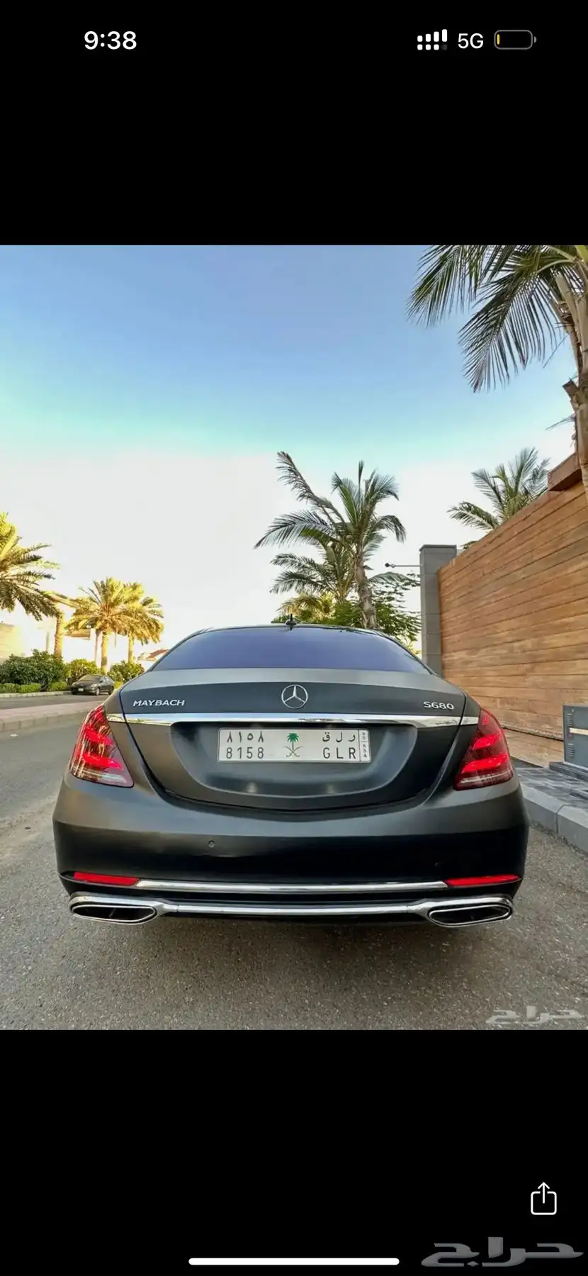 مرسيدس2016- S500 نظيفة محوله مايباخ 8