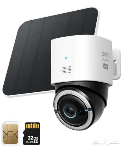 كاميرا مراقبة خارجية Eufy 4G LTE S330 جديدة دقة 4k 0