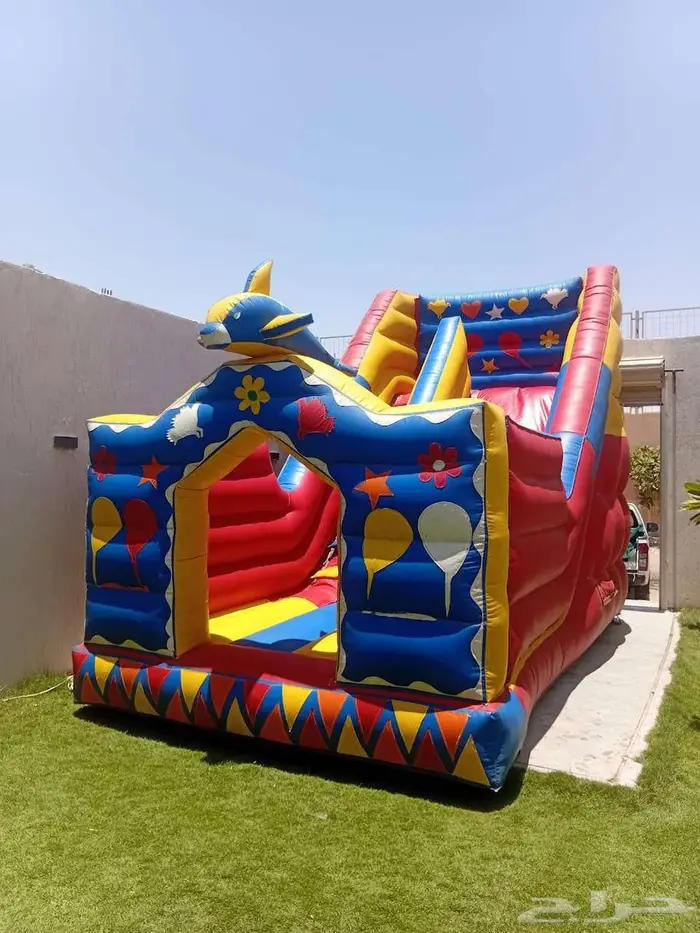 نطيطات زحاليق مائيه ملعب صابوني 5