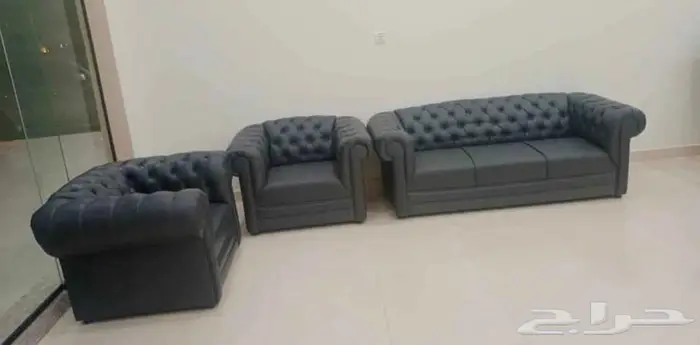 فخم كنب جلد مريحة و مع زمان سعر رخيص موقع جده 5