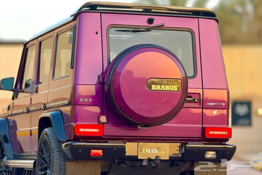 مرسيدس G63 AMG V8 2015 بنفسجي سعودي 4