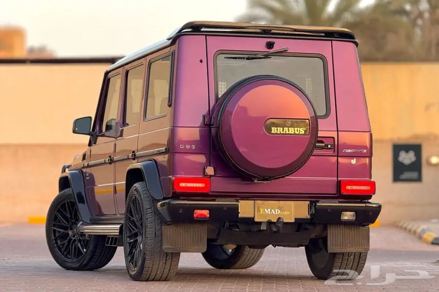 مرسيدس G63 AMG V8 2015 بنفسجي سعودي 3