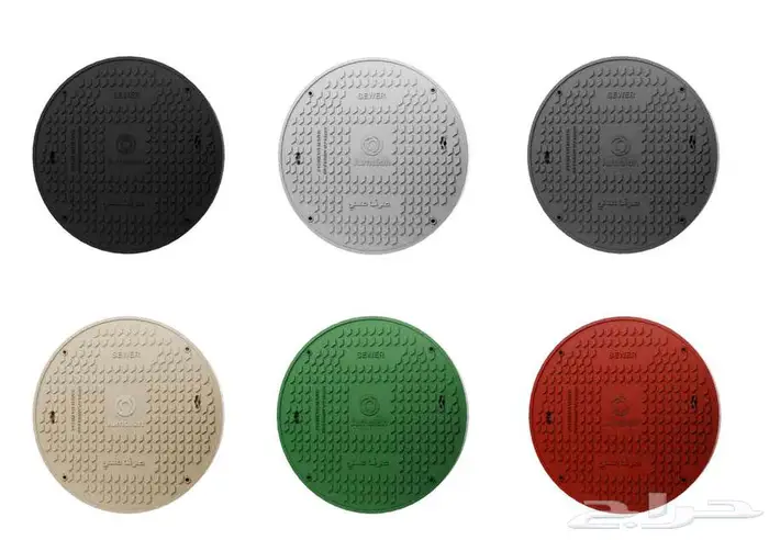 اغطية مناهل ومصائد فايبر بجميع المقاسات Fiber Manhole Cover 4