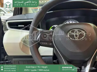كورولا 1.8 جنوط فتحة رمادي هايبرد 2025 اقل سعر كاش واقساط 27