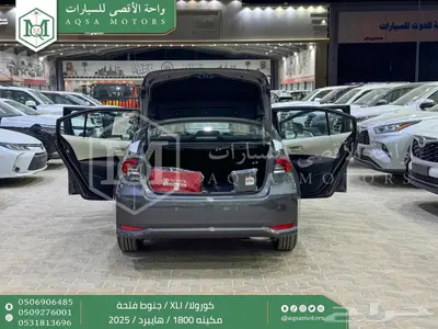 كورولا 1.8 جنوط فتحة رمادي هايبرد 2025 اقل سعر كاش واقساط 3