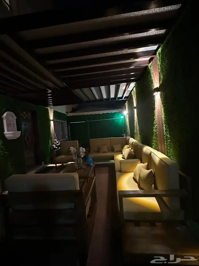 جلسة حدايق خارجية كراسي طاولات طقم كامل خشب حديد جاهز تفصيل 5