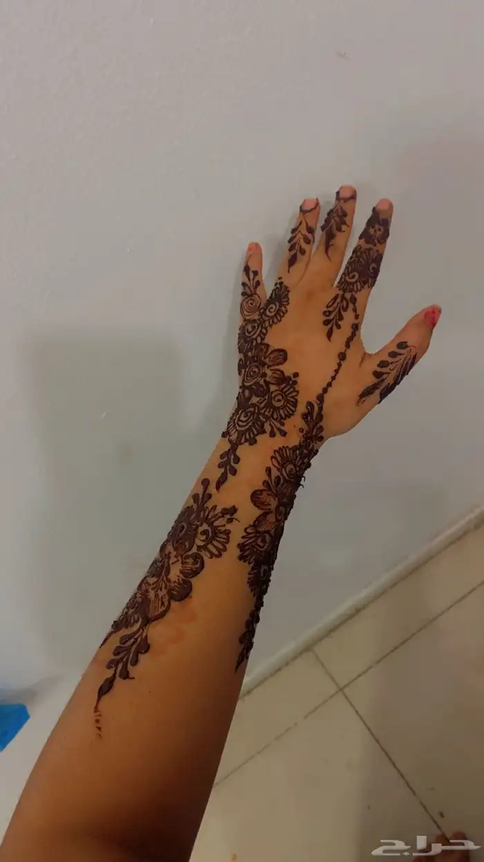 نقش جده حناء جيزاني 1