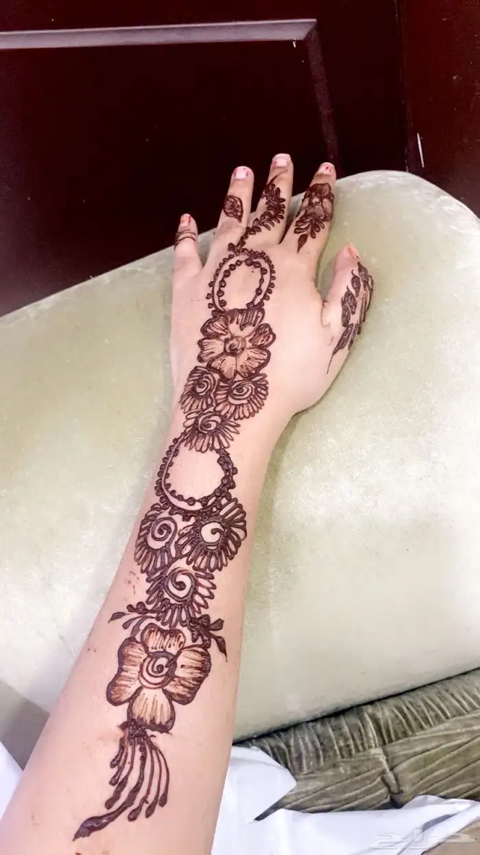 نقش جده حناء جيزاني 3