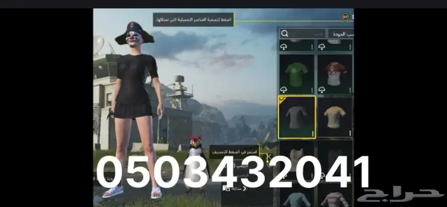 حساب ببجي نوادر 0