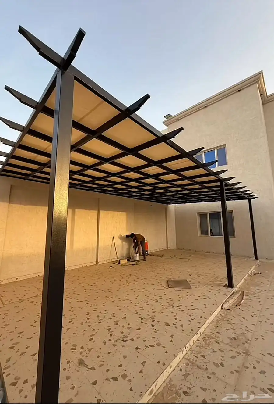 مظلات وسواتر وجميع أعمال الحداده 11