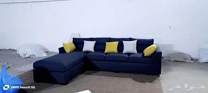 (لصناعة الاثاث) كنب للبيع حرف L جديد من المصنع 0