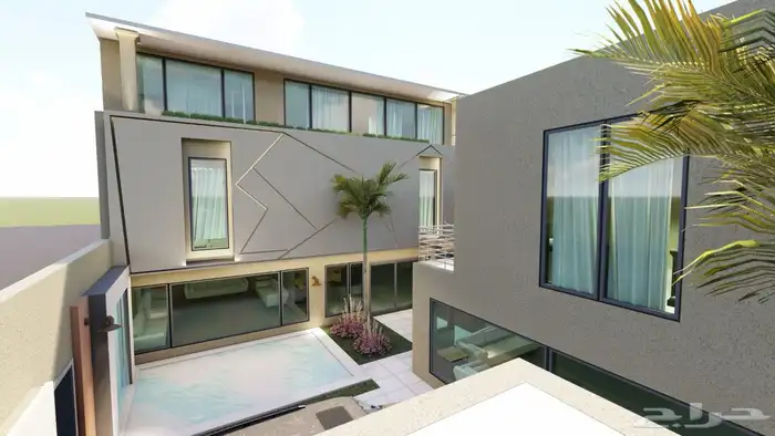 تصميم واجهات مخططات معمارية 4