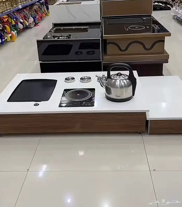 وجار خشب منقل خشب كهرباء وسخان شبة ملكية خشبية تفصيل 4