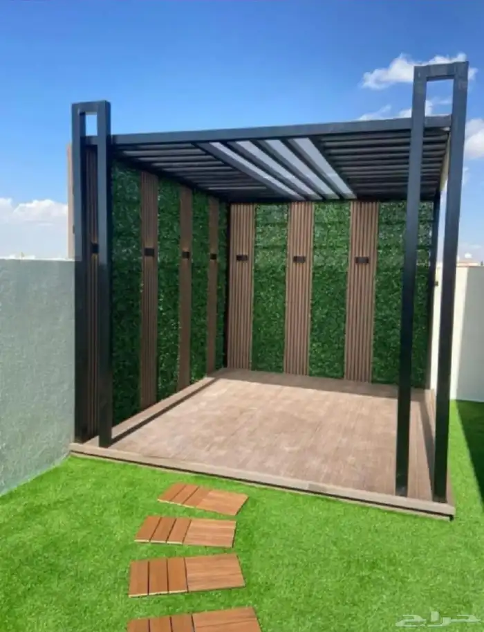 مظلات وسواتر وجميع أعمال الحداده 6