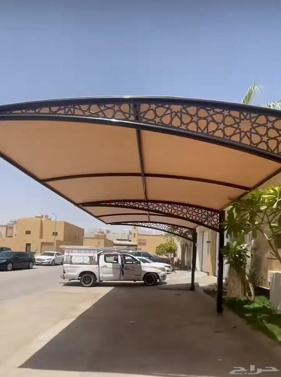 مظلات وسواتر وجميع أعمال الحداده 7