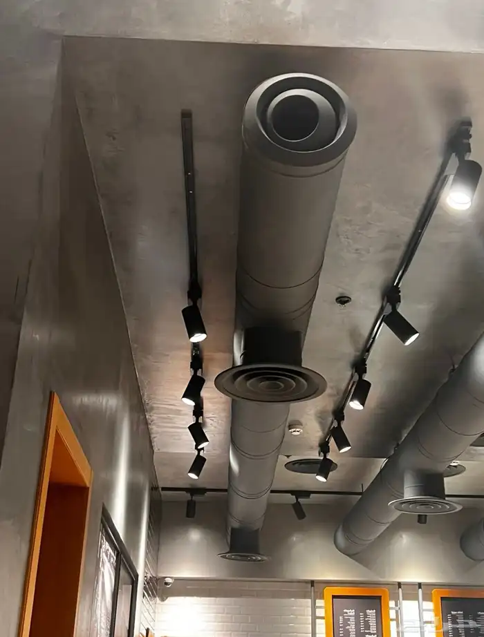 تفصيل وتركيب دكتات تركيب مكفات بكج تركيب دكت المخفي 13