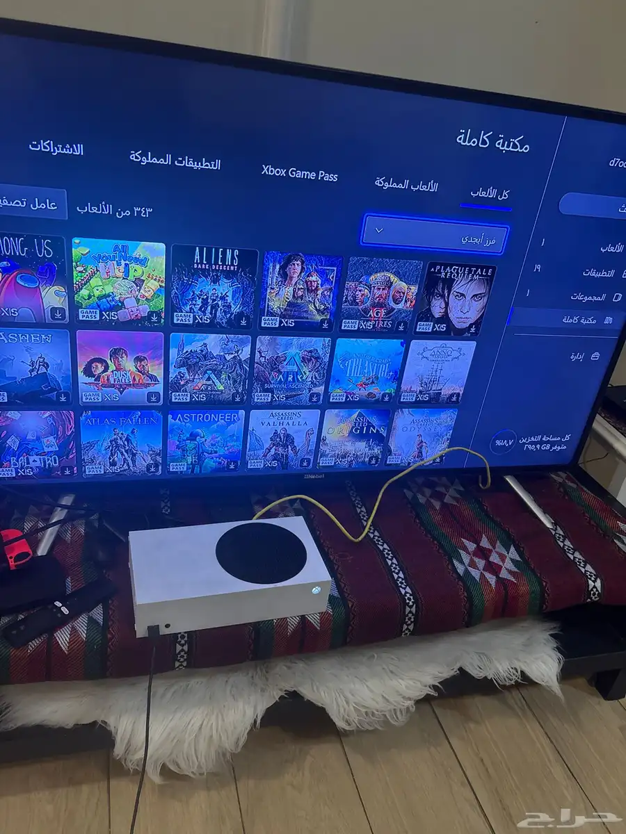 اكس بوكس سيريس اس على السومه و مع يدتين و فيفا25 0