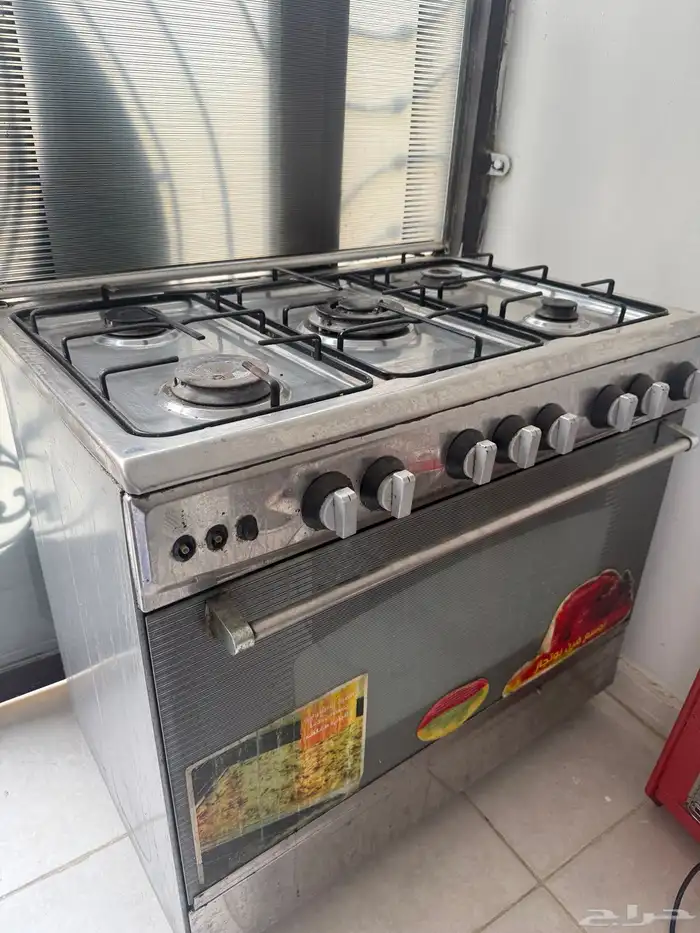 فرن خمس عيون غاز نضيف 0