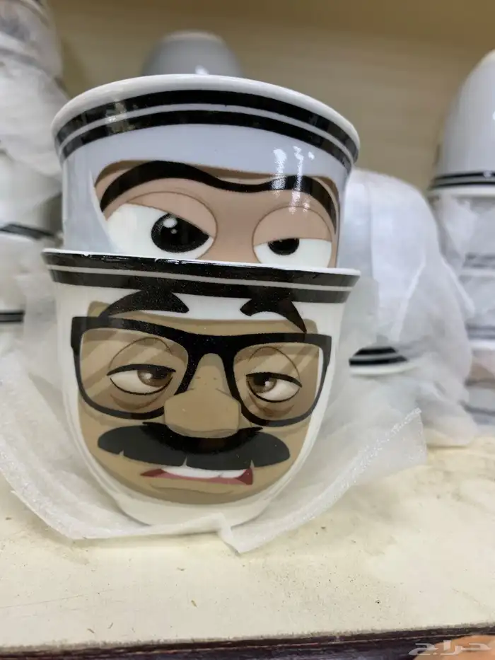 تحف فخاريه طقم وكاسات تجنن للتقديم علب هديه 6