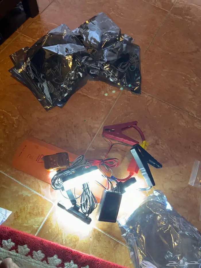 ليد فلاش سفتي احمر وازرق للدراجات الناريه 0