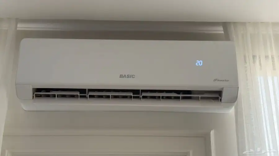 مكيف بيسك 18000 الف وحده طن ونص شبه جديد 0