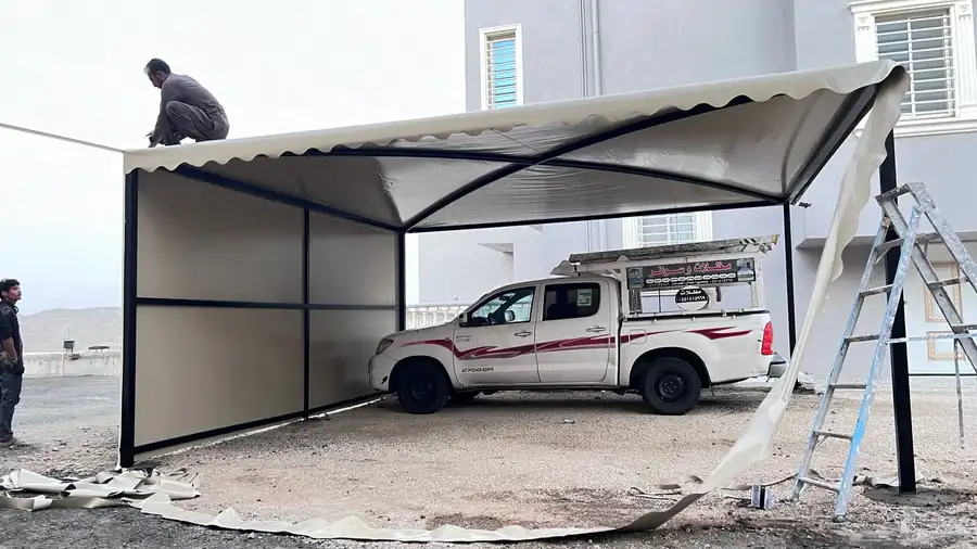 مظلات وسواتر وجميع أعمال الحداده 3