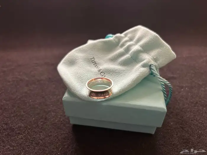 خاتم فضة من شركة تيفني اصلي Tiffany Co دبلة 1