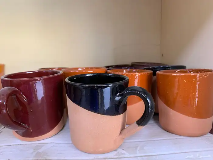 تحف فخاريه طقم وكاسات تجنن للتقديم علب هديه 4