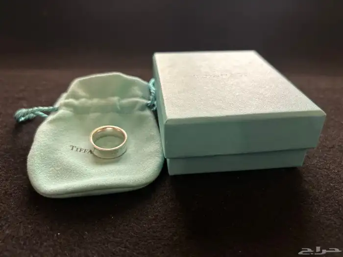 خاتم فضة من شركة تيفني اصلي Tiffany Co دبلة 4