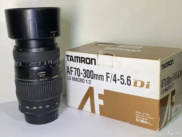 عدسة نيكون Tamron 70-300mm تامرون للنيكون - ماكرو وزوم بعيد 0